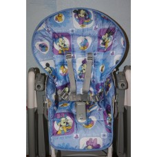 1 - СТОРОННИЙ ЧЕХОЛ из ПЛАЩЁВКИ - НЕПРОМОКАЕМЫЙ для стульчика Peg Perego Prima Pappa Diner / Пег Перего Прима Паппа Динер - расцветка "Микки Маусы"